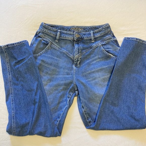 Arizona Jean Co. High Rise Vintage Straight Leg Jeans Size 6